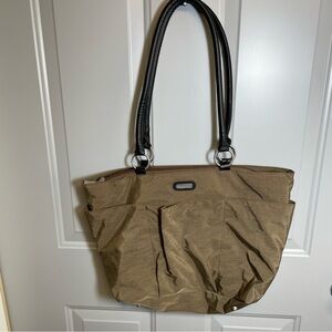 Baggallini Ala Carte travel carry on tote bag in tan